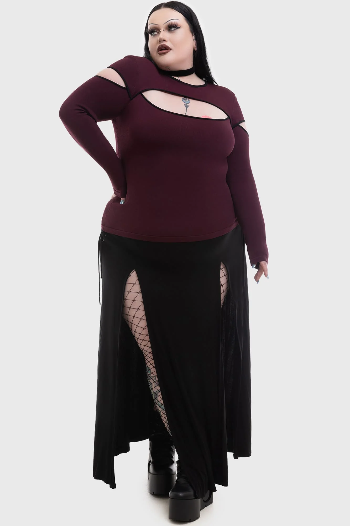 Abyssal Elegy Knitted Top - Image 6