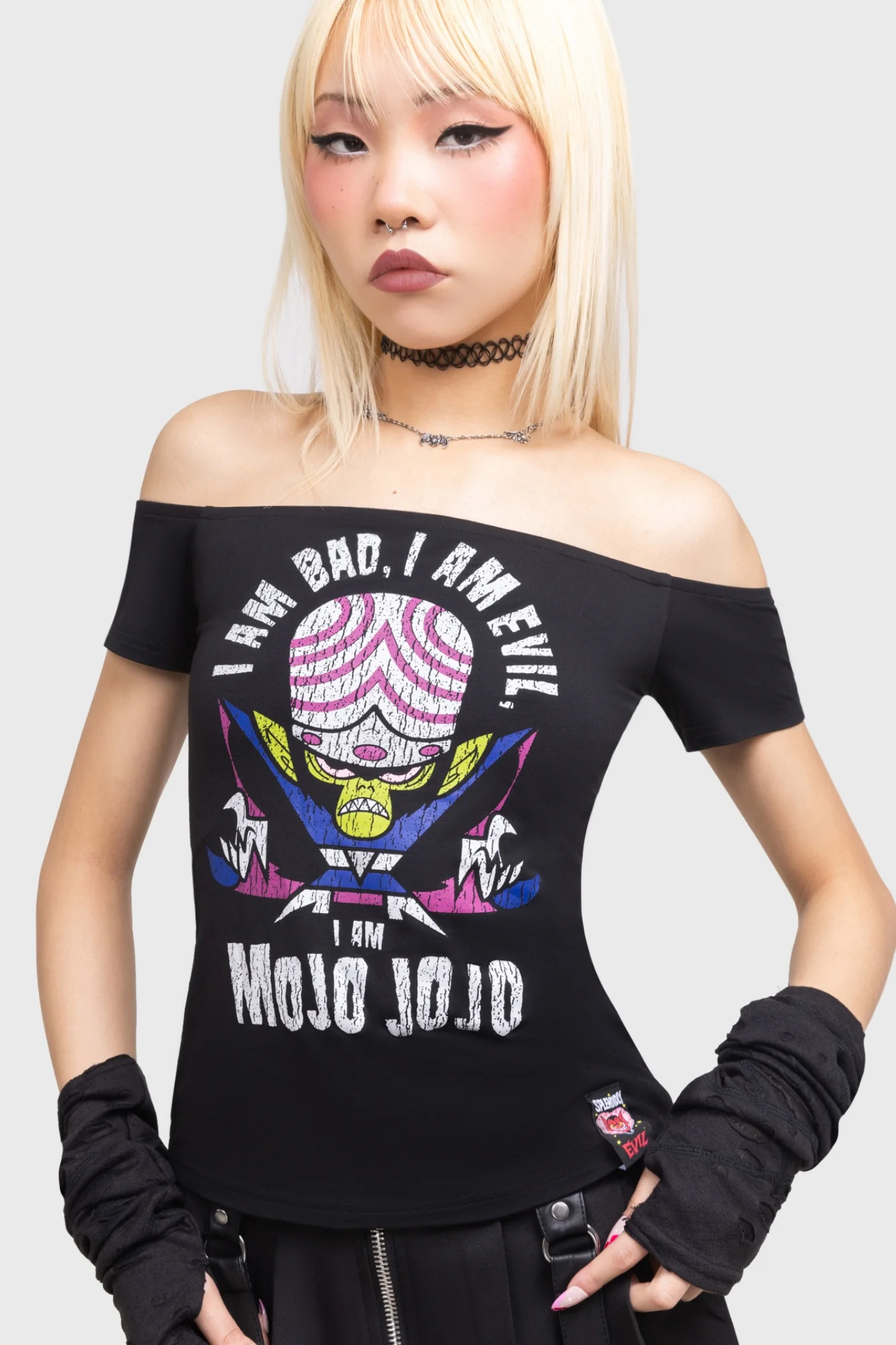 Bad And Evil Mojo Jojo Bardot Top - Image 3