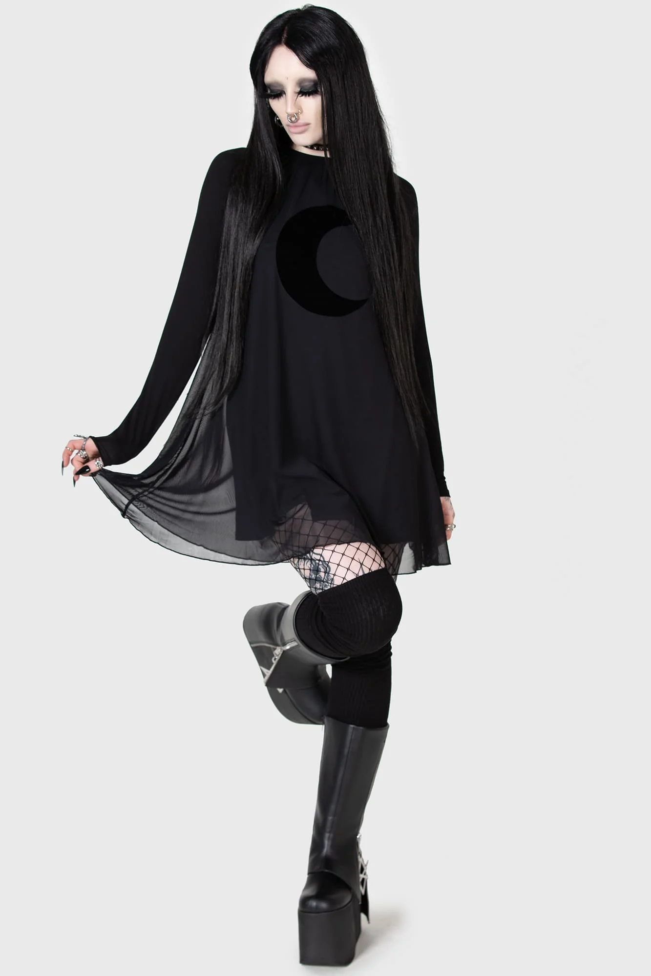 Lunar Apex Raglan Dress - Image 8