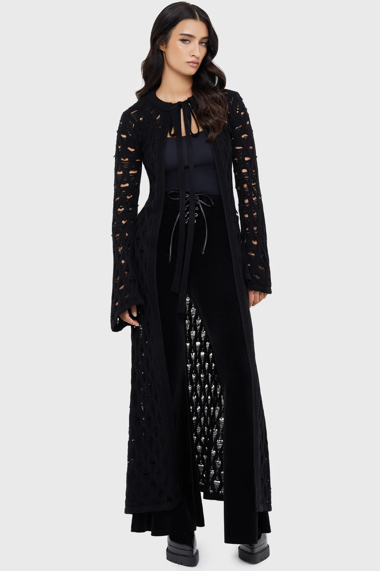 Nymeria Cardigan [BLACK] - Image 4