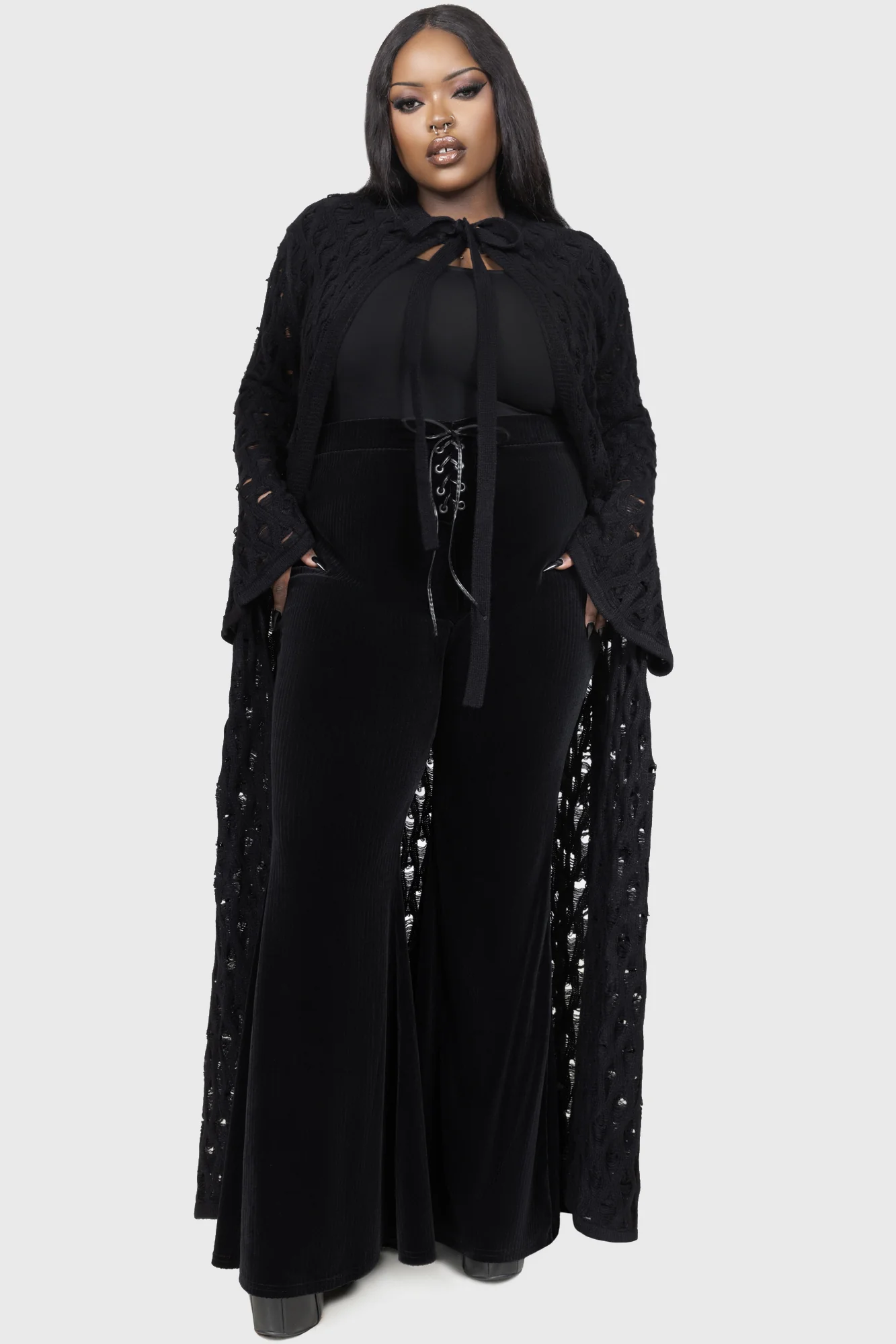 Nymeria Cardigan [BLACK] - Image 5