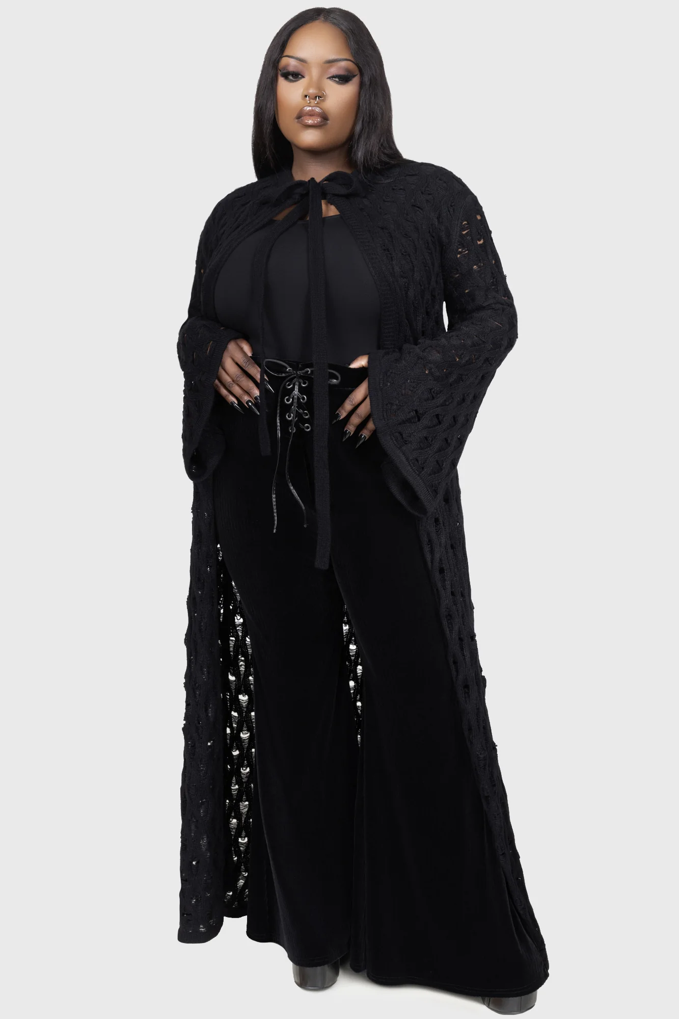 Nymeria Cardigan [BLACK] - Image 6