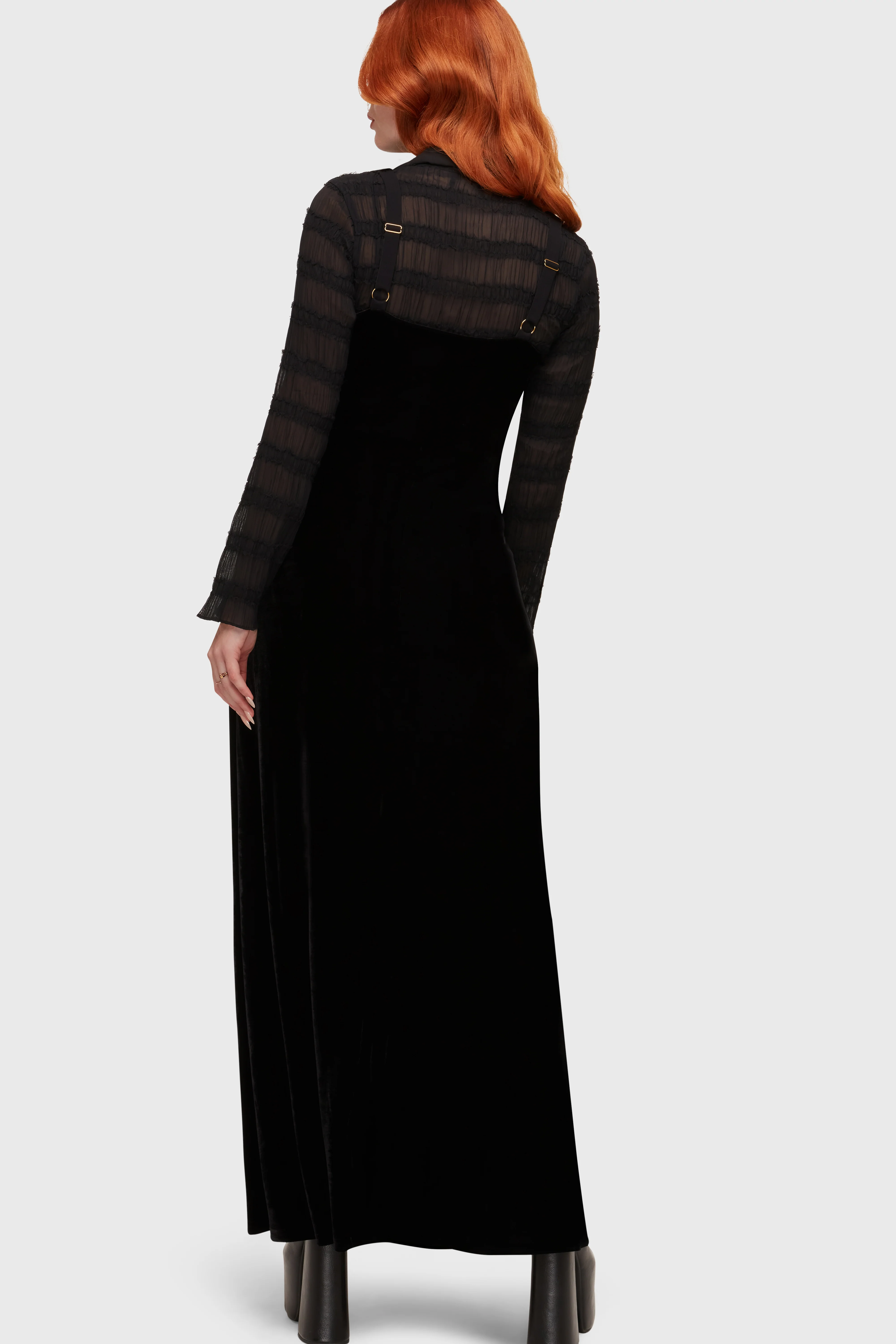 Veil Of Ashes Underbust Maxi Dress - Image 5